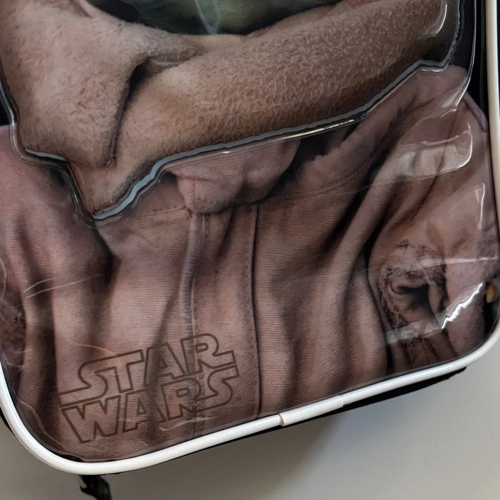 Star Wars Green and Brown Baby Yoda Lunch Bag Mandalorian Grogu New Clean